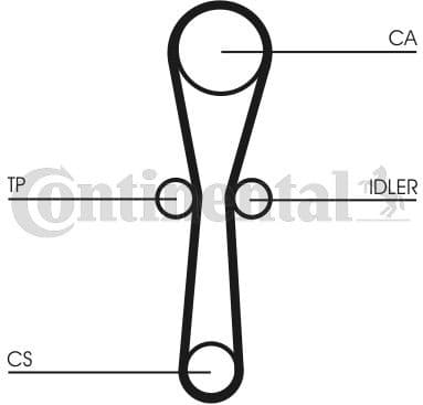 Timing Belt CT1041 - image 3