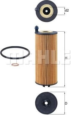 Filter oil OX1302D