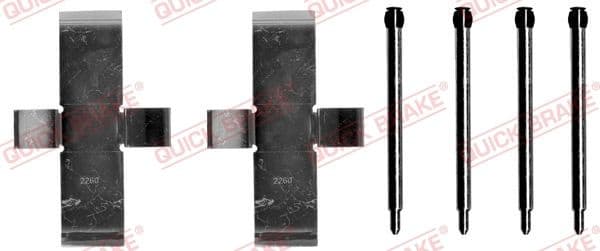 Accessory Kit, disc brake pad 109-1003