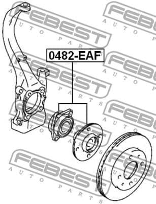 Wheel Hub 0482-EAF - image 2