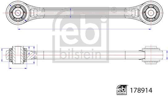 Control/Trailing Arm, wheel suspension 178914 - image 3