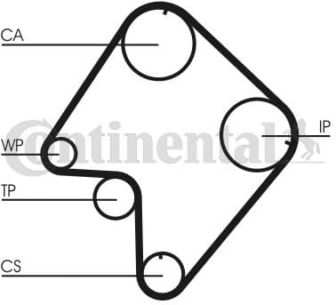 Timing Belt CT832 - image 3