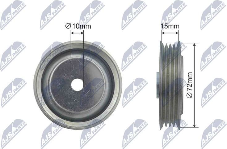 Deflection Pulley/Guide Pulley, V-belt RNK-HD-017