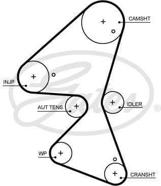 Timing belt kit K015705XS