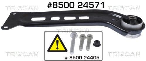 Control/Trailing Arm, wheel suspension 8500 24571