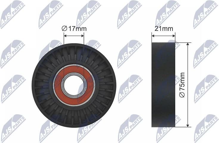 Tensioner Pulley, V-belt RNK-FR-049