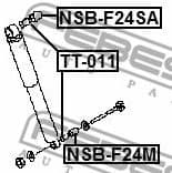 Spacer Tube, shock absorber NSB-F24M - image 2