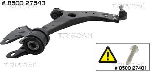 Control/Trailing Arm, wheel suspension 8500 27543