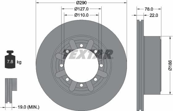 Brake Disc PRO 92322303