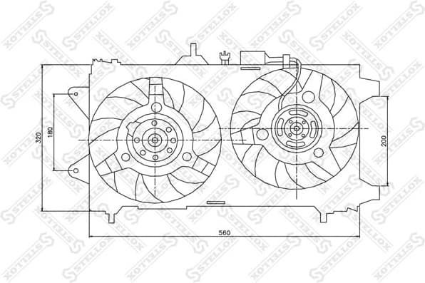 Fan, engine cooling 29-99089-SX
