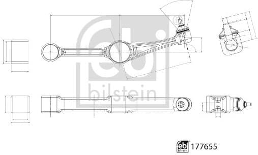 Control/Trailing Arm, wheel suspension 177655 - image 3