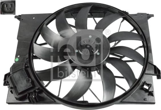 Fan, engine cooling febi Plus 107456