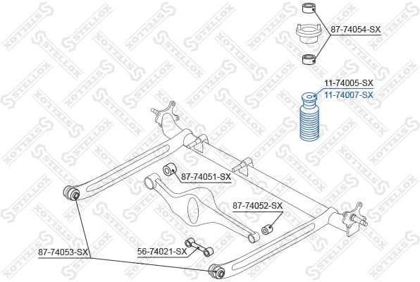 Rubber Buffer, suspension 11-74007-SX - image 2
