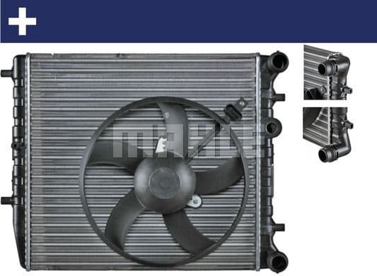 Radiator, engine cooling BEHR CR 123 000S