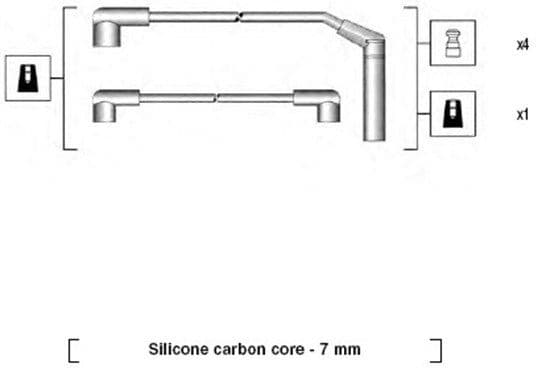 Ignition Cable Kit 941285040867