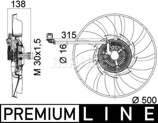 Fan, engine cooling BEHR *** PREMIUM LINE *** CFF 471 000P - image 2