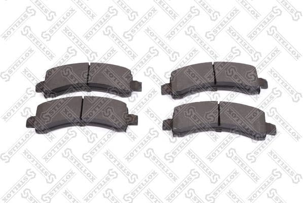 Brake Pad Set, disc brake 1000 010B-SX
