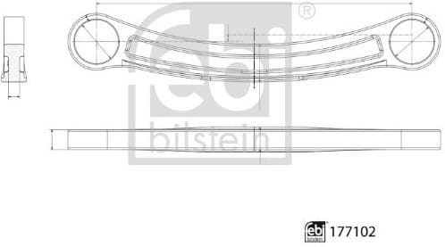 Control/Trailing Arm, wheel suspension 177102 - image 3