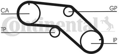 Timing Belt CT1005 - image 3