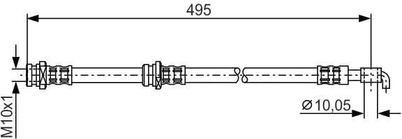 Brake Hose 1 987 476 401