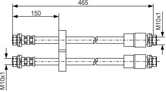 Brake Hose 1 987 476 125