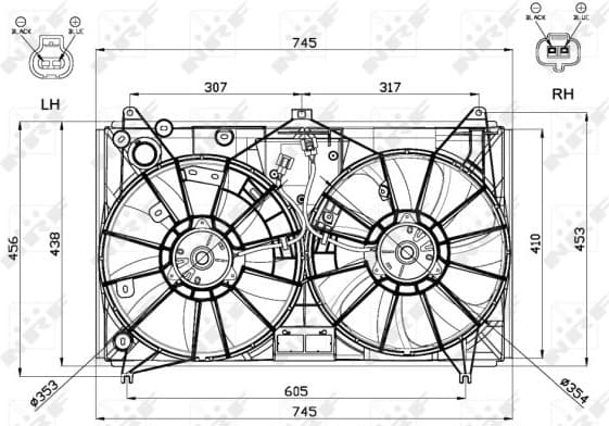 Fan, engine cooling 47581