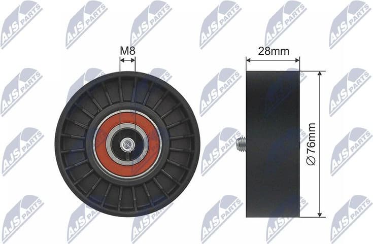 Deflection Pulley/Guide Pulley, V-belt RNK-ME-027