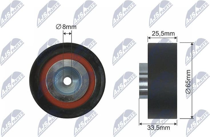 Deflection Pulley/Guide Pulley, V-belt RNK-HD-021