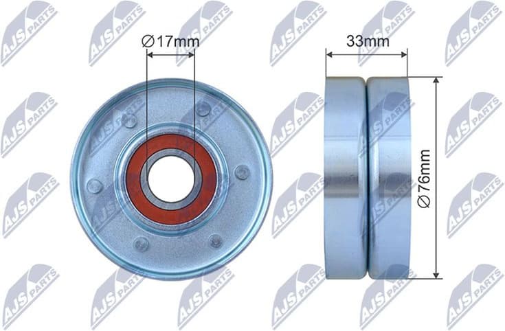 Tensioner Pulley, V-ribbed belt RNK-HD-029