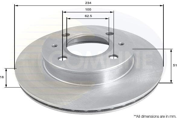Brake Disc ADC1038V - image 2