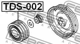 Belt Pulley, crankshaft TDS-002 - image 2