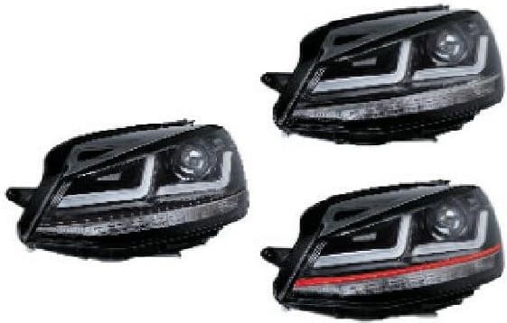 Headlight Set LEDriving® headlights for VW Golf VII LEDHL104-BK - image 2