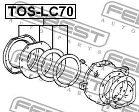 Repair Kit, steering knuckle TOS-LC70 - image 2