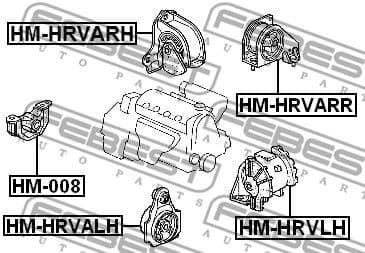 Mounting, engine HM-HRVARR - image 2