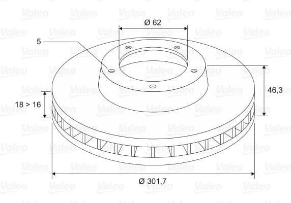 Brake Disc 186686 - image 2
