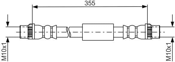 Brake Hose 1 987 481 665