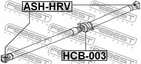 Bearing, propshaft centre bearing HCB-003 - image 2
