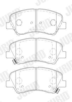 Brake Pad Set, disc brake 573866J