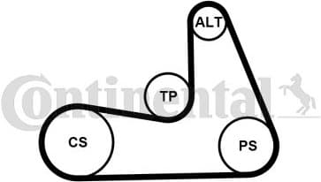 V-ribbed Belt 5PK1121 EXTRA - image 2