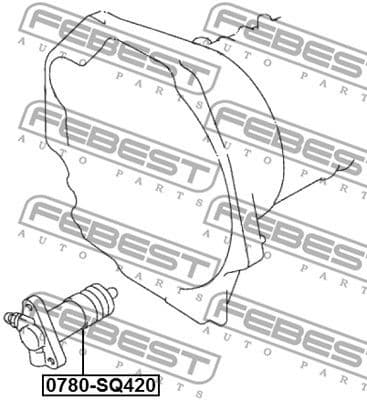 Slave Cylinder, clutch 0780-SQ420 - image 2