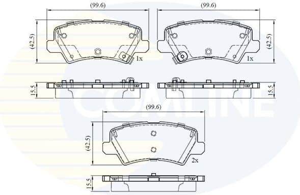 Brake Pad Set, disc brake CBP32757