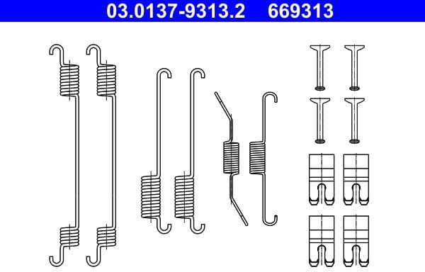 Accessory Kit, brake shoes 03.0137-9313.2