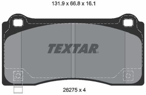 Brake Pad Set, disc brake Q+ 2627501