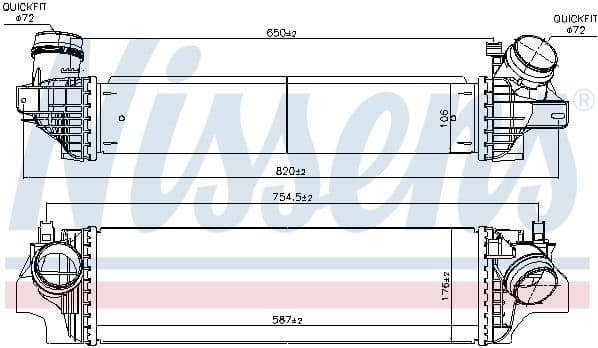 Charge Air Cooler ** FIRST FIT ** 96103 - image 5