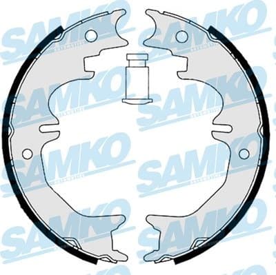 Brake shoes handbrake 88850 - image 2