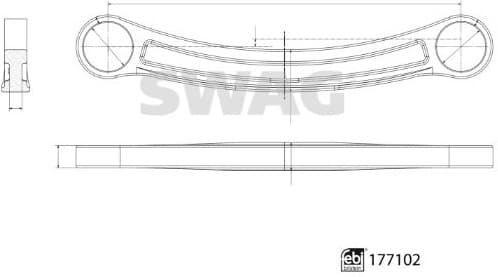 Control/Trailing Arm, wheel suspension 33103900 - image 3