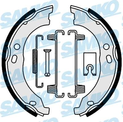 Brake shoes handbrake 81003 - image 2