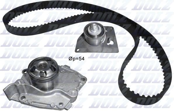 Water Pump & Timing Belt Kit KD128
