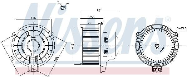 Interior Blower 87821 - image 6