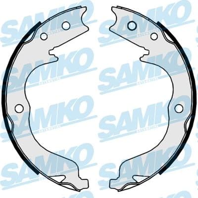 Brake shoes handbrake 89860 - image 2